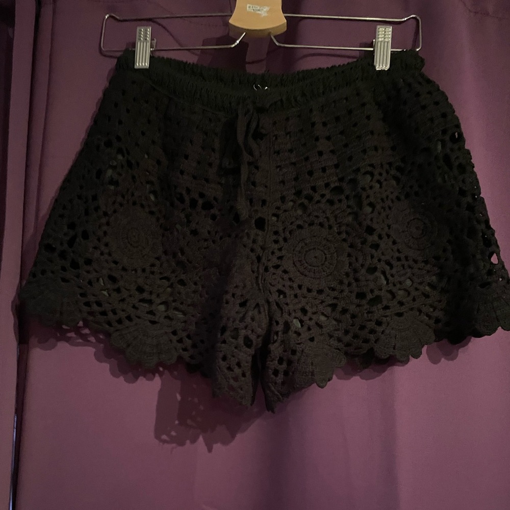 Crochet shorts